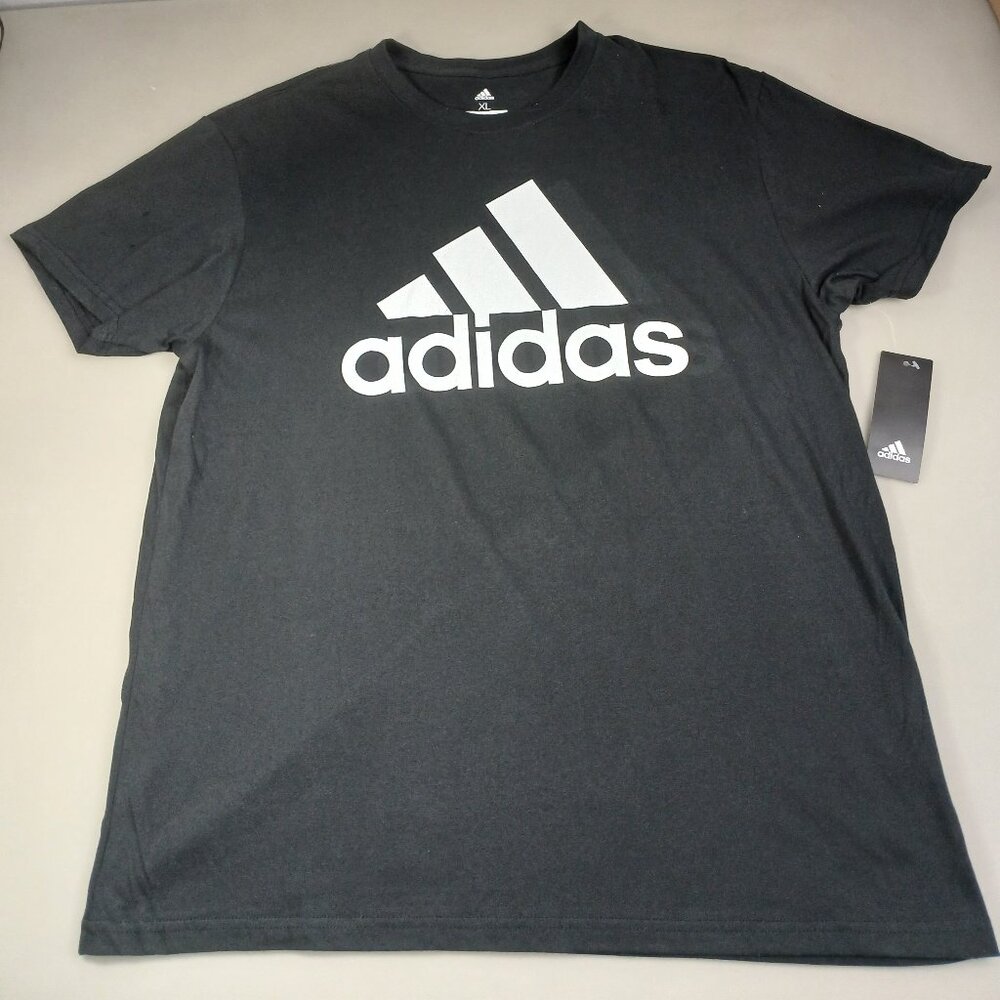 Adidas Men's XL Black Golf Logo T-Shirt - New With Tags